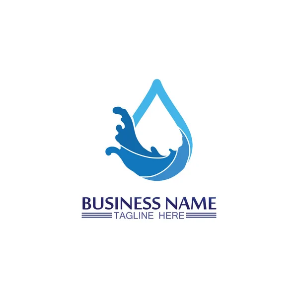 su damlası Logo Şablonu vektör çizimi tasarımı