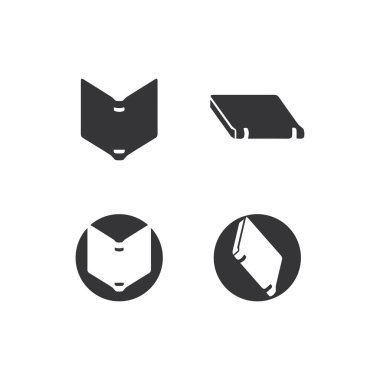 okul logosu ve eğitimi, vektör, illüstrasyon ve eğitim için kitap logosu web, kalem, atölye ve öğrenim