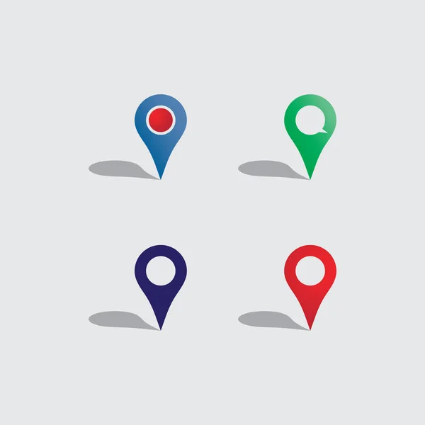 Location Icon Map Logo Maps Google Maps Sign Route Position — Stockvektor