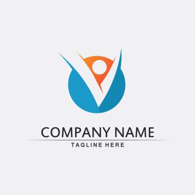 Halkın logosu, ekibi, başarısı, çalışanlar, grup ve topluluk, şirket ve iş logosu vektörü ve tasarım bakımı, aile simgesi logosu başarısı