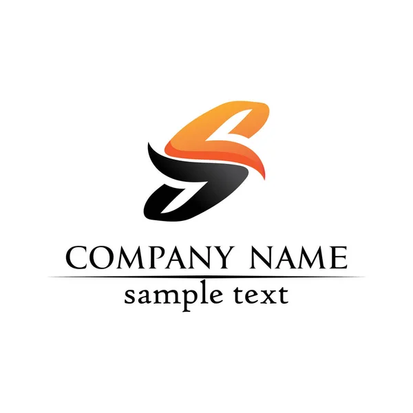 Företagsbrev Logo Design Vektor — Stock vektor