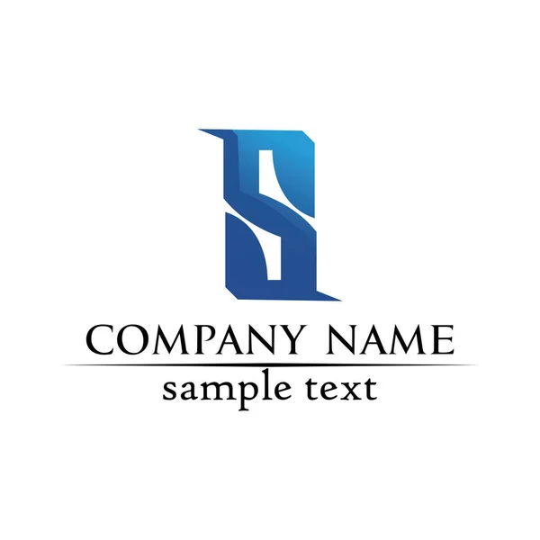 Carta Corporativa Negócios Logo Design Vector — Vetor de Stock