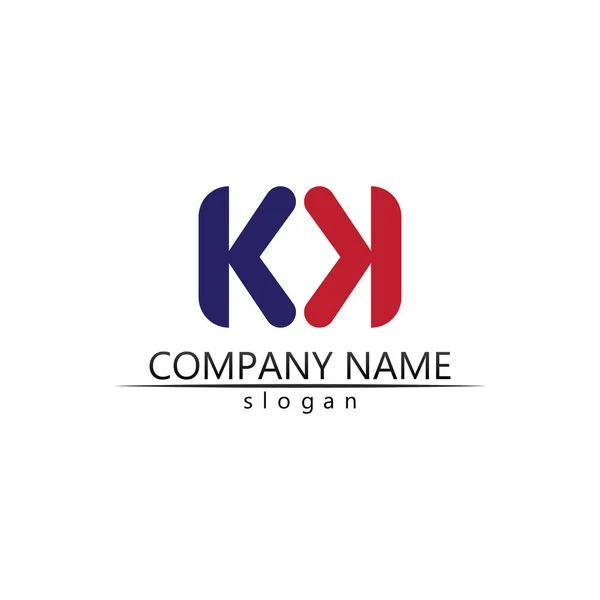 Logo Design Letter Font Concept Business Logo Vector Design Initial — Stock Vector