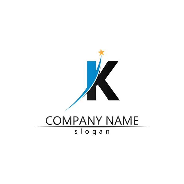 Logo Design Lettera Font Concept Business Logo Vector Design Initial — Vettoriale Stock