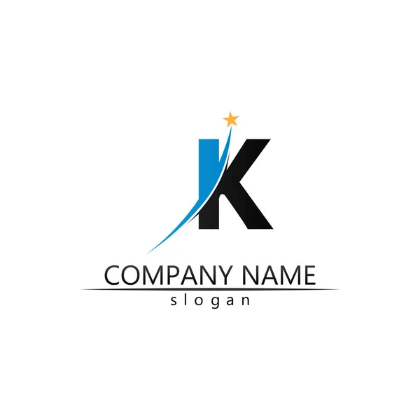 ออกแบบโลโก กษร กษร Concept Business Logo เวกเตอร และการออกแบบ — ภาพเวกเตอร์สต็อก