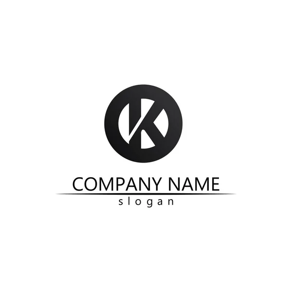 Logo Design Letter Font Concept Business Logo Vector Diseño Empresa — Archivo Imágenes Vectoriales