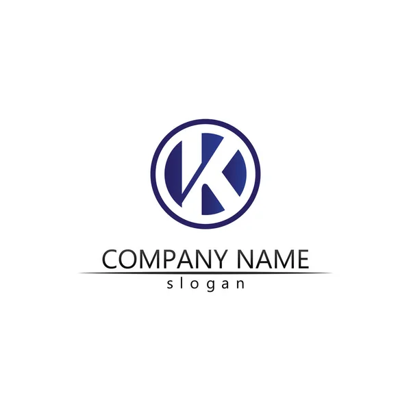 Logo Design Buchstabe Schrift Konzept Business Logo Vektor Und Design — Stockvektor