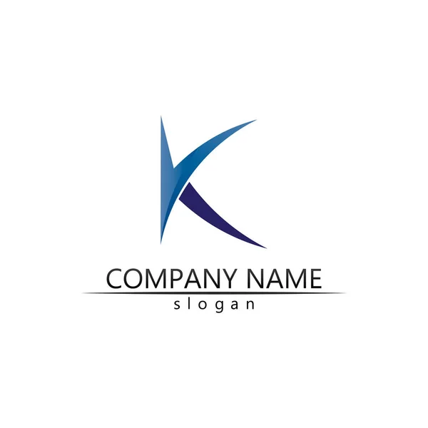 Logo Design Letter Font Concept Business Logo Vector Diseño Empresa — Archivo Imágenes Vectoriales