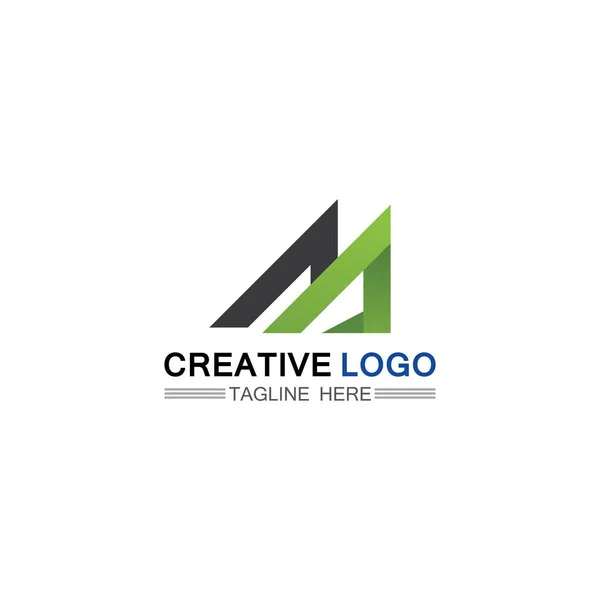 Design Ilustração Ícone Vetor Modelo Logotipo Carta — Vetor de Stock
