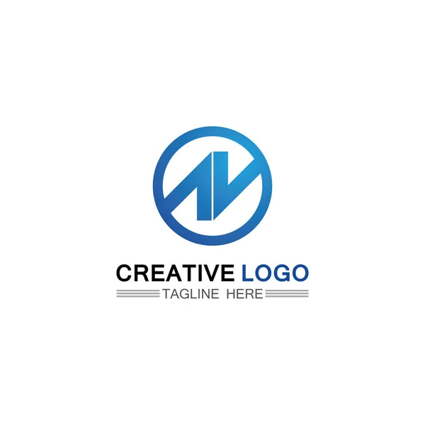 Logo Yazı Tipi Şirket Logosu Harf Ilk Tasarım Vektörü Logo — Stok Vektör