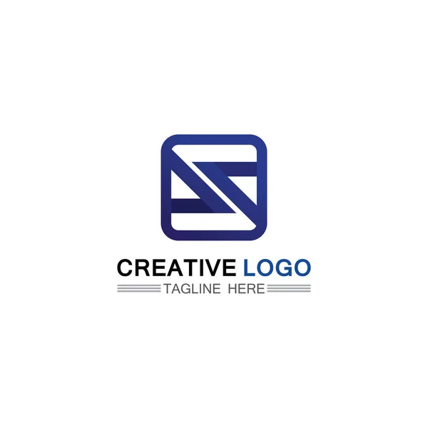 Entreprise Entreprise Lettre Logo Design Vecteur — Image vectorielle