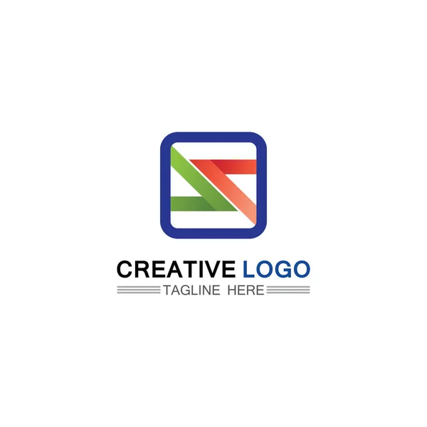 Business Corporate Letter Logo Ontwerp Vector — Stockvector