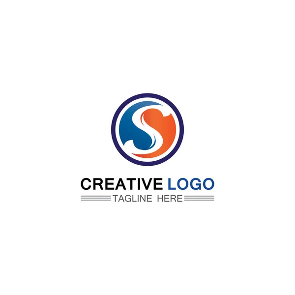 Unternehmen Brief Logo Design Vektor — Stockvektor