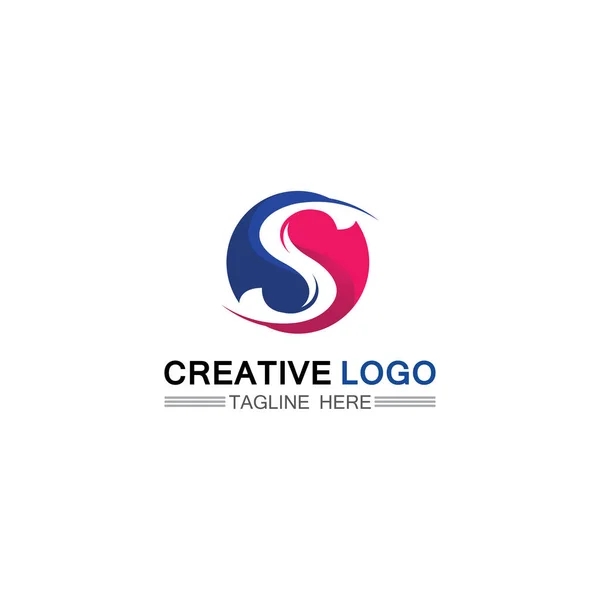 Empresa Corporativa Letra Logo Diseño Vector — Vector de stock