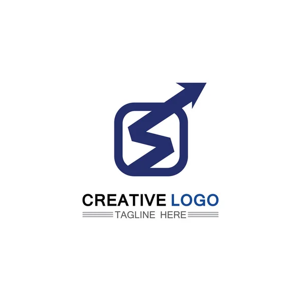 Unternehmen Brief Logo Design Vektor — Stockvektor