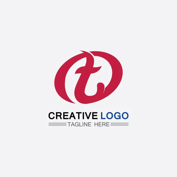 Lettera Logo Vettoriale Font Alfabeto Design Icona — Vettoriale Stock