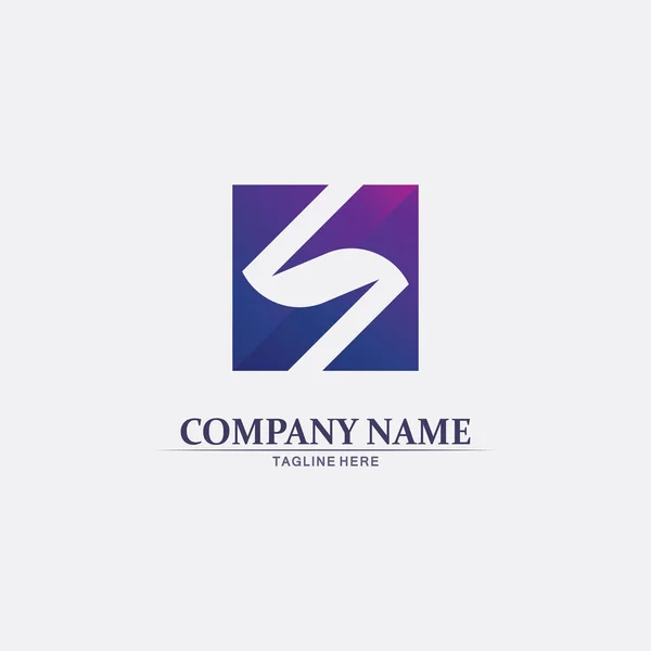 Business Corporate Letter Logo Ontwerp Vector — Stockvector