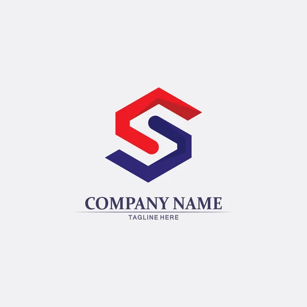 Företag Brev Logotyp Design Vektor — Stock vektor