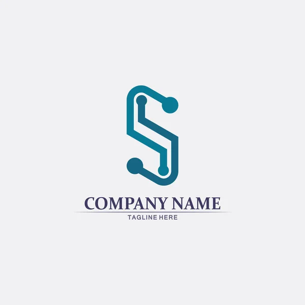 Business Corporate Letter Logo Ontwerp Vector — Stockvector