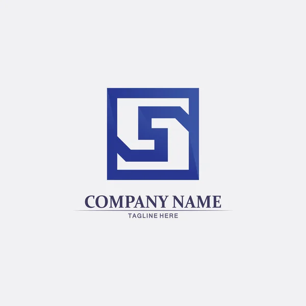 Business Corporate Letter Logo Design Vector — Stock Vector