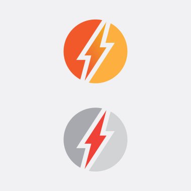 Şimşek simgesi simgesi ve simgeler