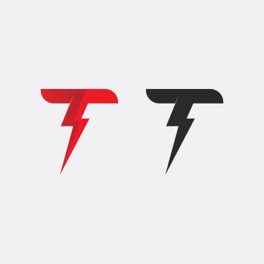 T harfi, T logo vektör yazı tipi alfabe dizaynı ve simgesi T