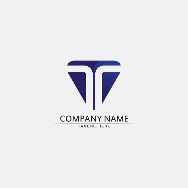 Letter Logo Vector Font Alphabet Design Icon — Stock Vector