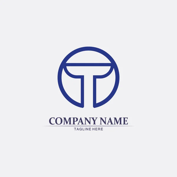 Letra Logotipo Vetor Fonte Alfabeto Design Ícone — Vetor de Stock