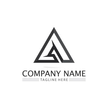 Müzik, ortam, oyun, dijital ses ve hız, finans, iş şablonu logosu için ok logosu vektörü