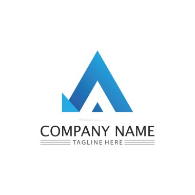 Müzik, ortam, oyun, dijital ses ve hız, finans, iş şablonu logosu için ok logosu vektörü