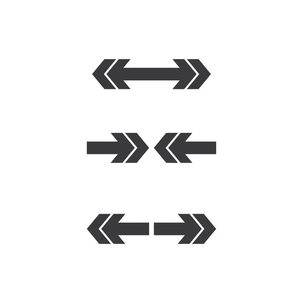 Vector Diseño Logotipo Flecha Para Música Medios Comunicación Reproducción Audio — Vector de stock