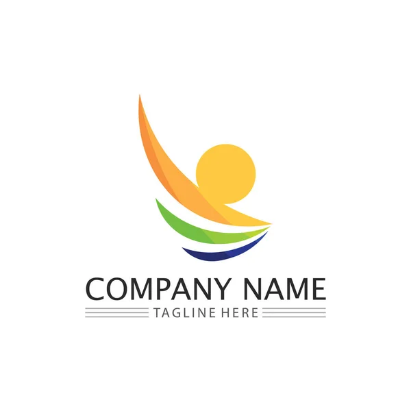 Logotipo Das Pessoas Equipe Pessoas Sucesso Trabalham Grupo Comunidade Empresa —  Vetores de Stock