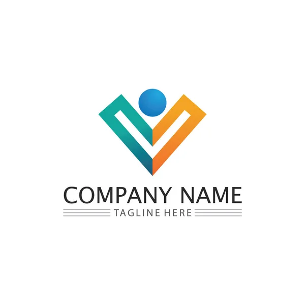 Design Logotipo Humano Pessoal Ícone Cuidados Comunitários Grupo Vetorial —  Vetores de Stock