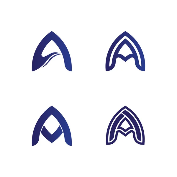 Design Ilustração Ícone Vetor Modelo Logotipo Carta — Vetor de Stock
