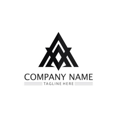 Bir Harf Logo Şablonu vektör illüstrasyon tasarımı