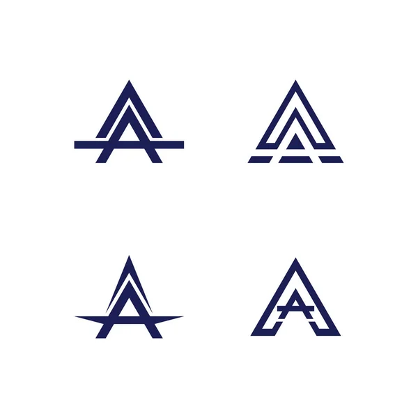 Σχεδιασμός Εικονογράφησης Διανυσματικών Εικονιδίων Λογότυπου Γραμμάτων — Διανυσματικό Αρχείο