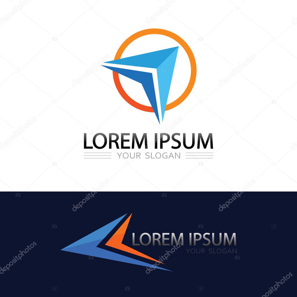 Dynamic Arrow Speed Logo Vector Design for Technology and Fast Delivery Brand Identity