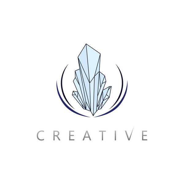 Дизайн векторного логотипа с чистым современным минималистским дизайном