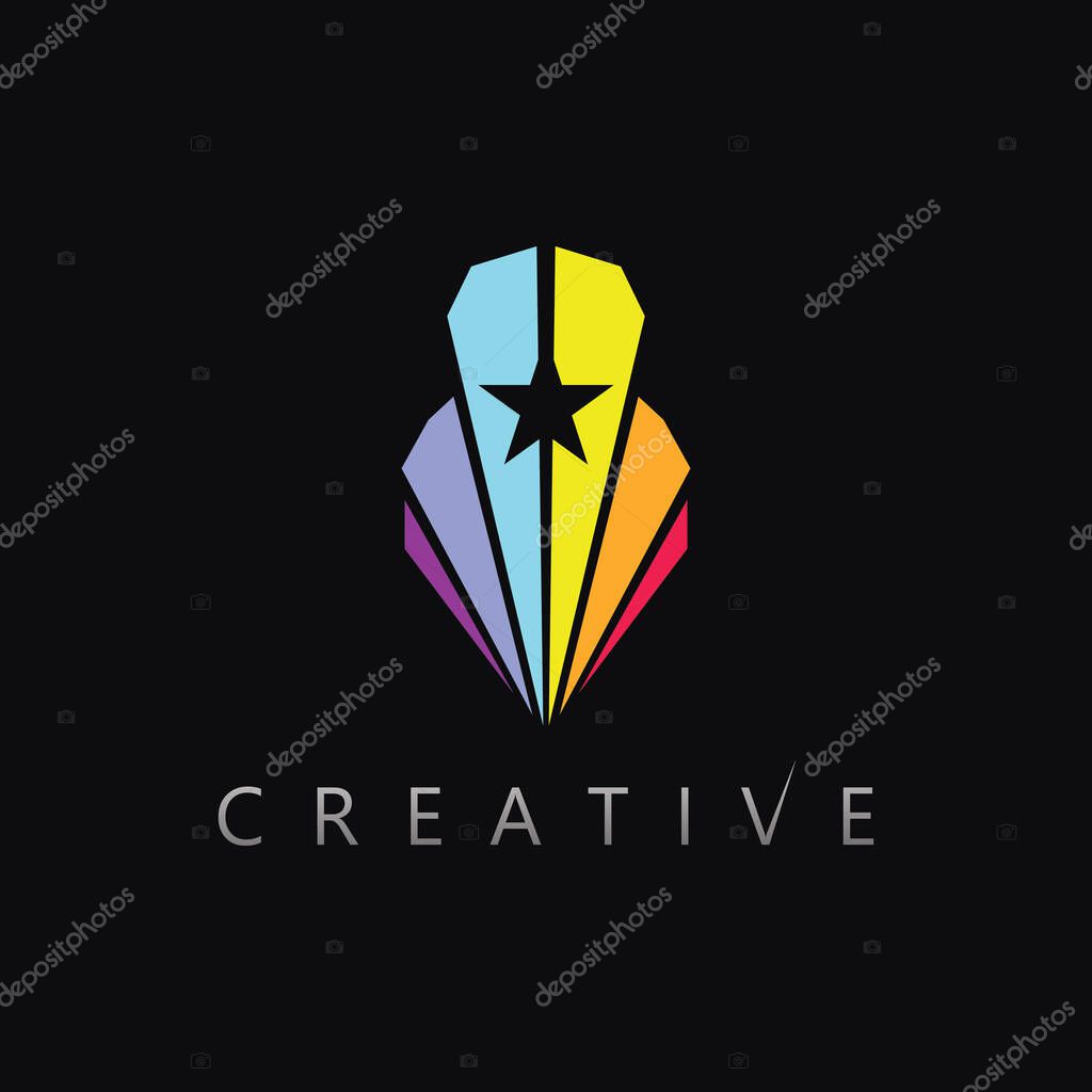 Elegant Faceted Diamond Icon Logo for Jewelry Shop and Premium Beauty Product Branding