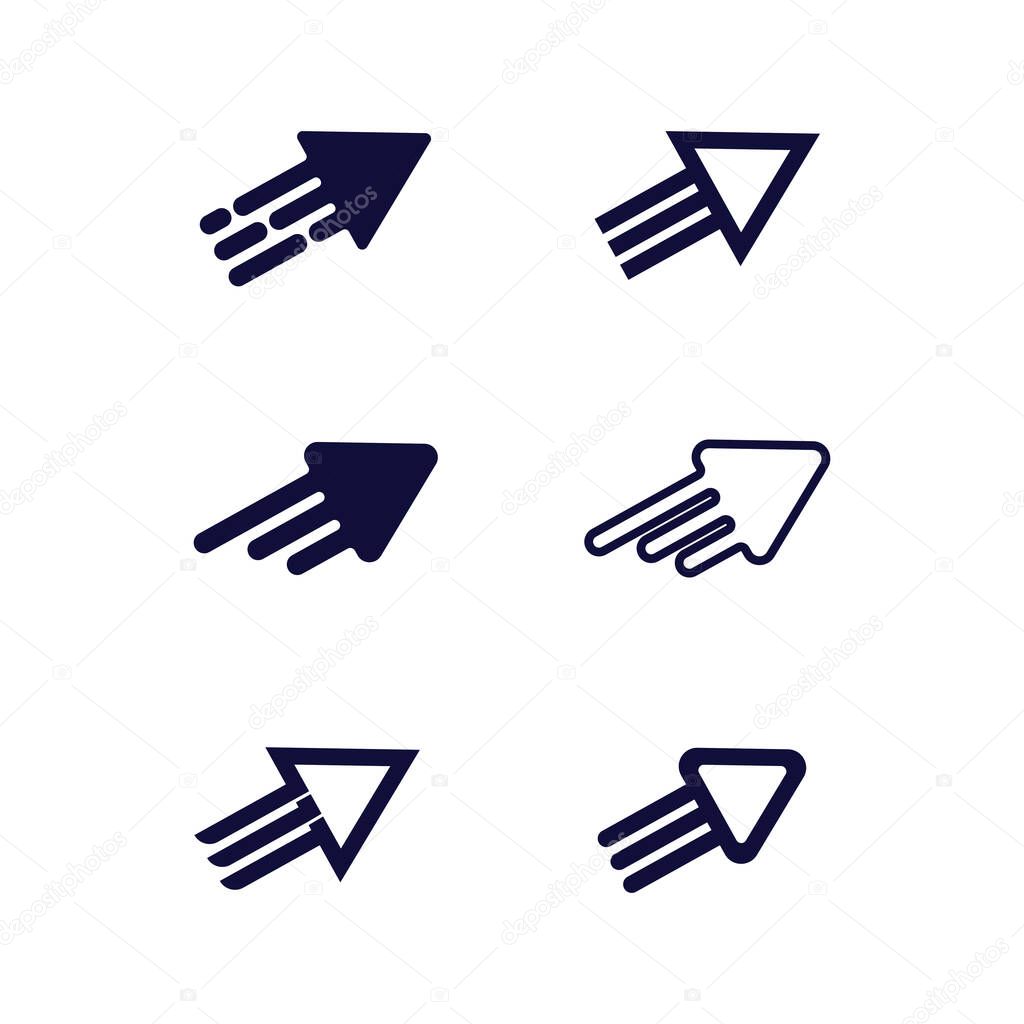 Bold Directional Arrow Logo for Leadership, Progress, and Innovation Business Concept