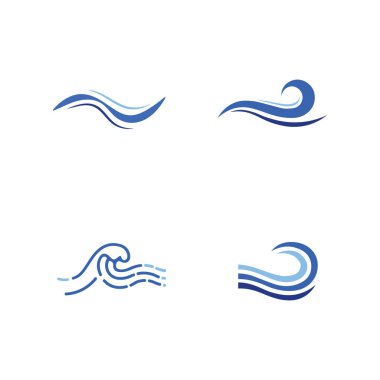 Modern Kurumsal Taze Kimlik Markası için Akışkan Dalga Şekil Vektör Logosu Tasarımı