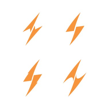 Yüksek Etkili Markalaşma ve Modern Şirketler için Cesur Şimşek Vektör Logosu