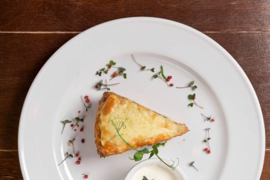 Tavuklu ve mantarlı gözleme.