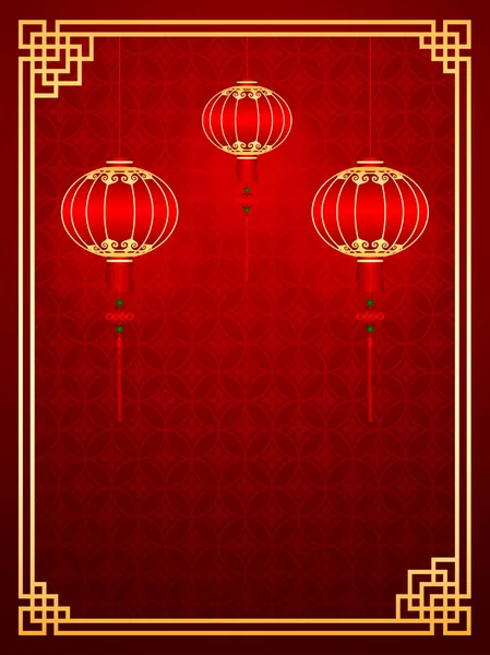 Вектор фонарей Китая — стоковый вектор