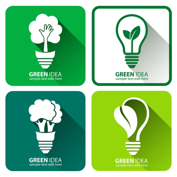 Idea verde vector — Archivo Imágenes Vectoriales
