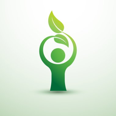 humanl ağaç vektör