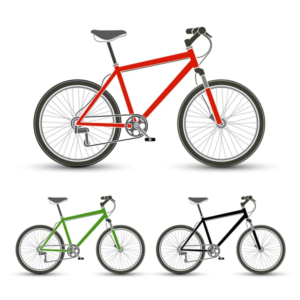 Mountainbikes vector — Stockvector