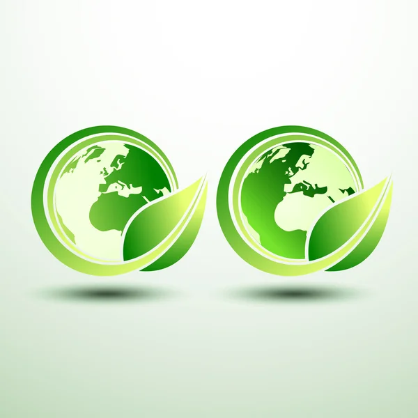 Green World Concetto — Vettoriale Stock
