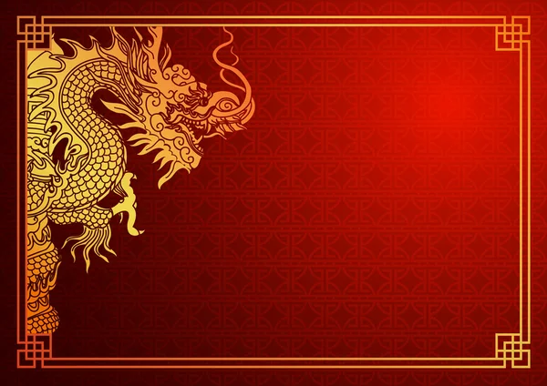 Plantilla tradicional china — Vector de stock