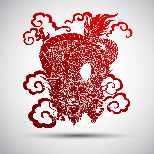 Traditional chinese Dragon — Stock Vector